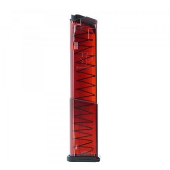 ETS Glock 43X Pattern, 48 9mm 19-Round Magazine (Red, Clear) - $14.99 - $14.99