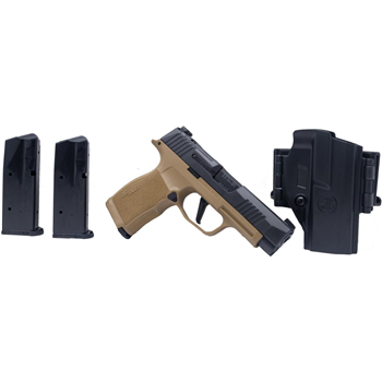 Sig Sauer P365 XL Flat Dark Earth / Black 9mm 3.7" Barrel 15-Rounds Value Pack - $649.99 ($7.99 S/H on Firearms) - $649.99
