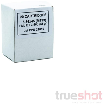 Prvi Partizan (PPU) - 5.56x45mm - 55 Grain - FMJBT - M193 - 1,000 Rounds - $389  - $389.00