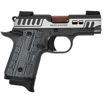 KIMBER MICRO 9 Rapide Dusk 9mm 3.15" 7rd Pistol w/ Night Sights Two-Tone - $749.99 (Free S/H on Firearms) - $749.99