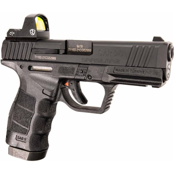 SAR USA SAR9 Compact 9mm 4" 15+1 Black w/ Riton Red Dot - $349.99 (Free S/H on Firearms) - $349.99