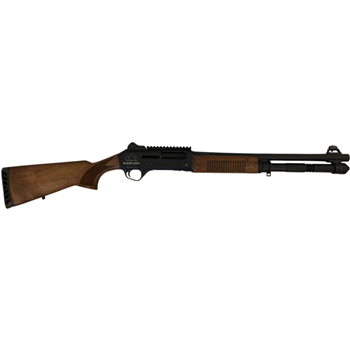 Black Aces Tactical Pro S4 12 Gauge Shotgun Semi-Auto 18.5", Walnut Furniture/Black - $379.99 - $379.99