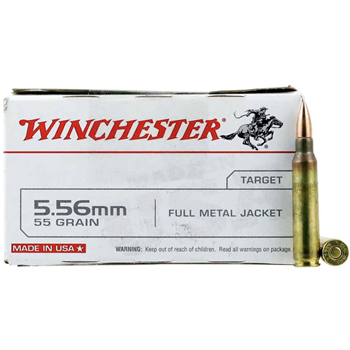 Winchester USA White Box 5.56mm NATO 55gr FMJ 20 Rounds - $11.69 ($9.35 after 20% MIR) - $9.35