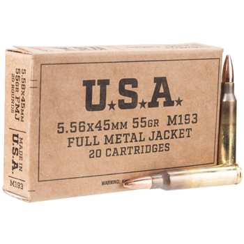Winchester M193 5.56mm NATO 55gr FMJ 20 Rounds - $9.99 ($7.99 after 20% MIR) - $7.99