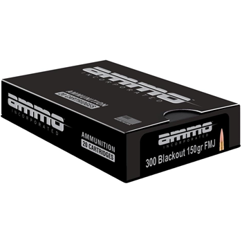 Ammo Inc .300 AAC Blackout Ammo 150gr FMJ, 20rds - $11.99 (Free Shipping 10+) - $11.99