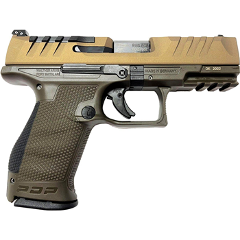 Walther PDP Compact OD Green / Burnt Bronze 9mm 4" Barrel 15-Rounds - $599.99 ($7.99 S/H on Firearms) - $599.99