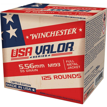 Winchester Ammo Usa 5.56 M193 55Gr FMJ 125rds - $69.44 ($55.55 after 20% MIR) - $55.55