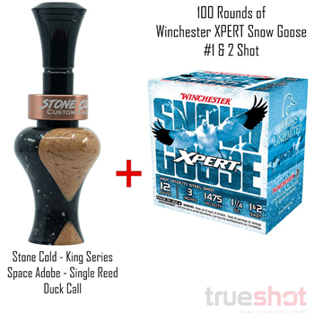 Stone Cold Duck Calls- King Series- with 100 Rounds of Winchester – XPERT Snow Goose – 12 Gauge – #1 &amp; 2 Shot – 3? - $200 - $200.00