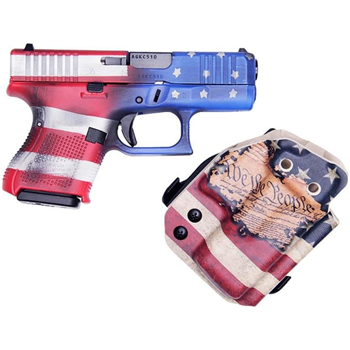 GLOCK G26 Gen 5 9mm, 3.5", (3) 10-Rd Mags, Constitutional Carry Flag - $549.99 - $549.99