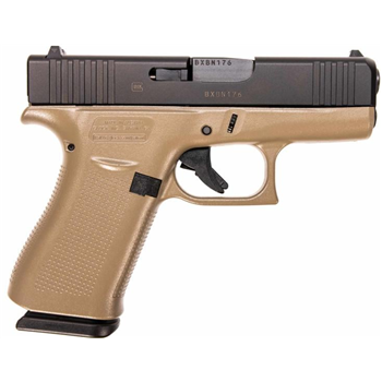 Glock G43X FS 9mm 10rd Black/ FDE Frame - $504.99 (Free S/H on Firearms) - $504.99
