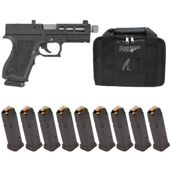 PSA Dagger Compact 9mm SW1 extreme Carry Cut RMR Slide &amp; Stainless Threaded Barrel, Black DLC With 10-15 RD Mags &amp; Bag - $399.99 - $399.99