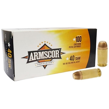 Armscor 40S&amp;W ARM50316 180 Grain Full Metal Jacket Ammunition - 1200rd Case - 50316 Case - $369.99 (Free S/H over $150) - $369.99